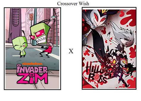 invader zim crossover|invader zim helluva boss crossover.